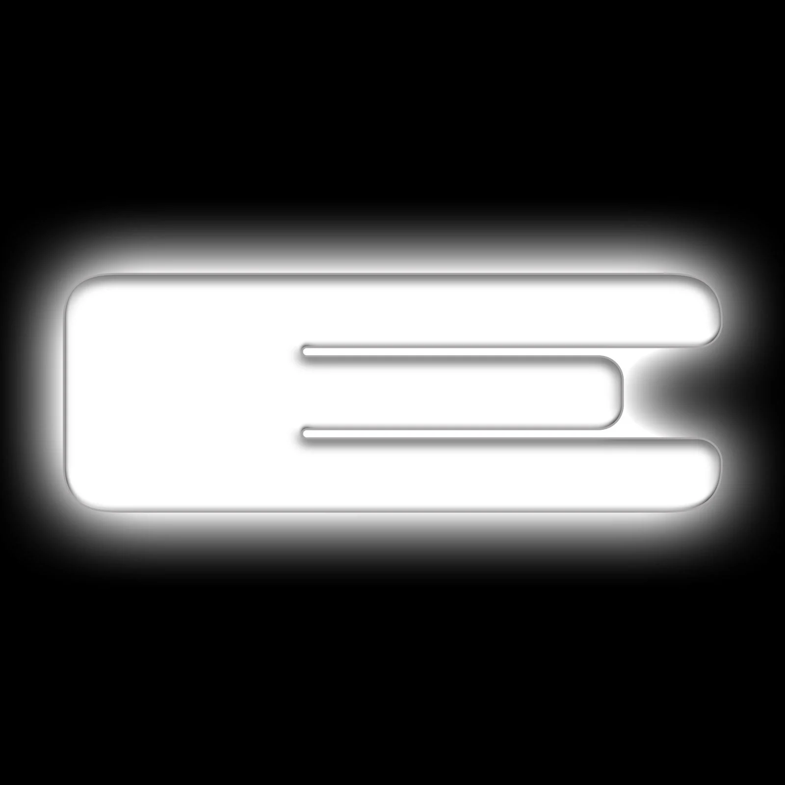 ORACLE Lighting 3140-E-001 - Lighting Universal Illuminated LED Letter Badges - Matte Wht Surface Finish - E