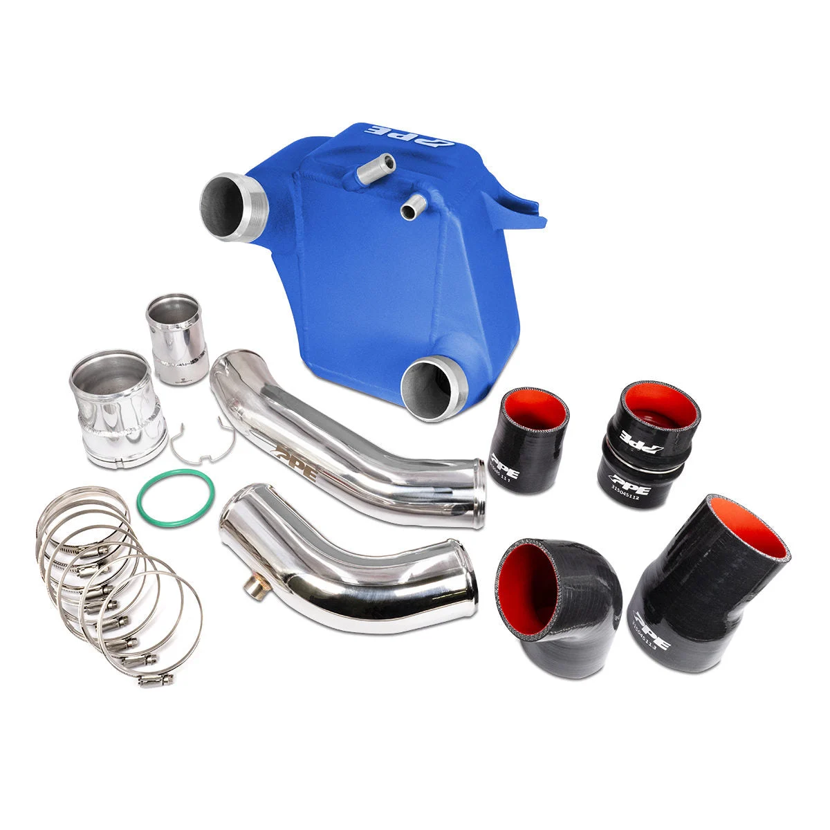 PPE 315045122 - 2011-2023 Ford 6.7L Air To Water Intercooler Kit Blue  Performance