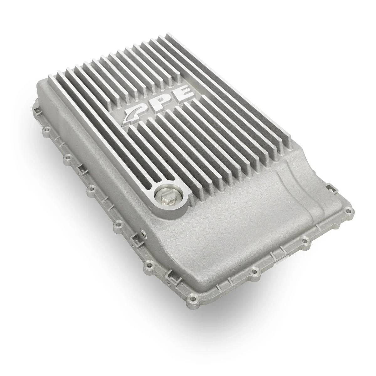 PPE 328053200 - Ford 10R80 Shallow Pan 2017-2022 Raw Heavy-Duty Cast Aluminum Transmission Pan