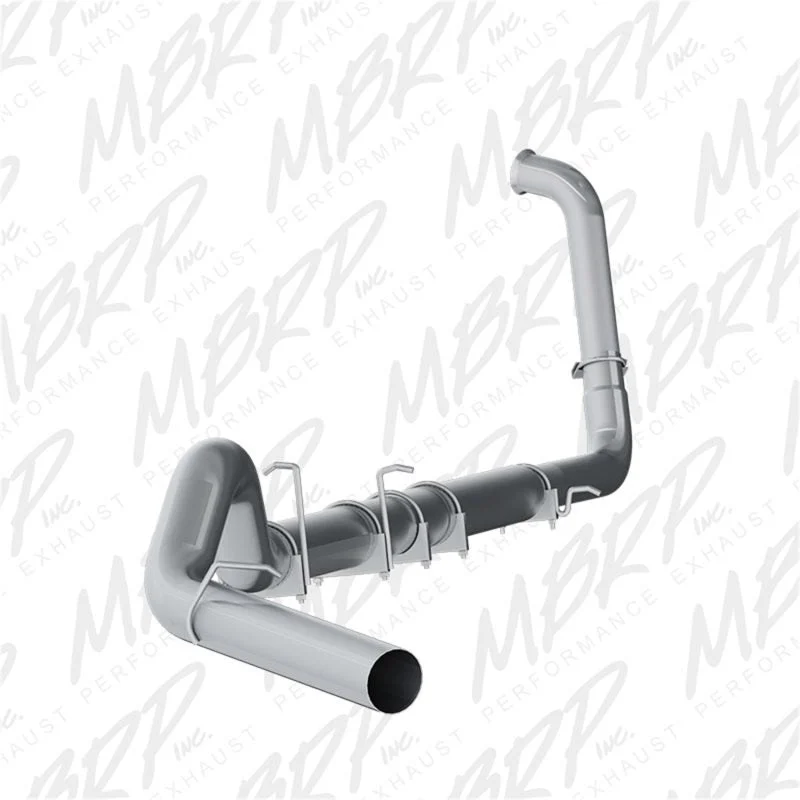 MBRP S62240SLM - 5 Inch Turbo Back Single Side Exit No Muffler T409 Stainless Steel For 03-07 Ford F-250/350 6.0L,