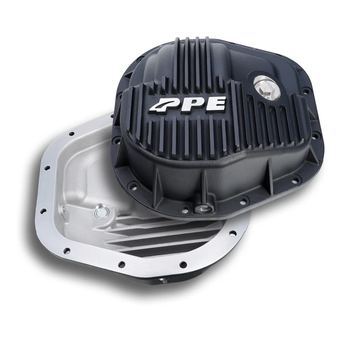 PPE 338051120 - Differential Cover Ford HD 10.25 Inch/10.5 Inch Curved Back Black  Diesel