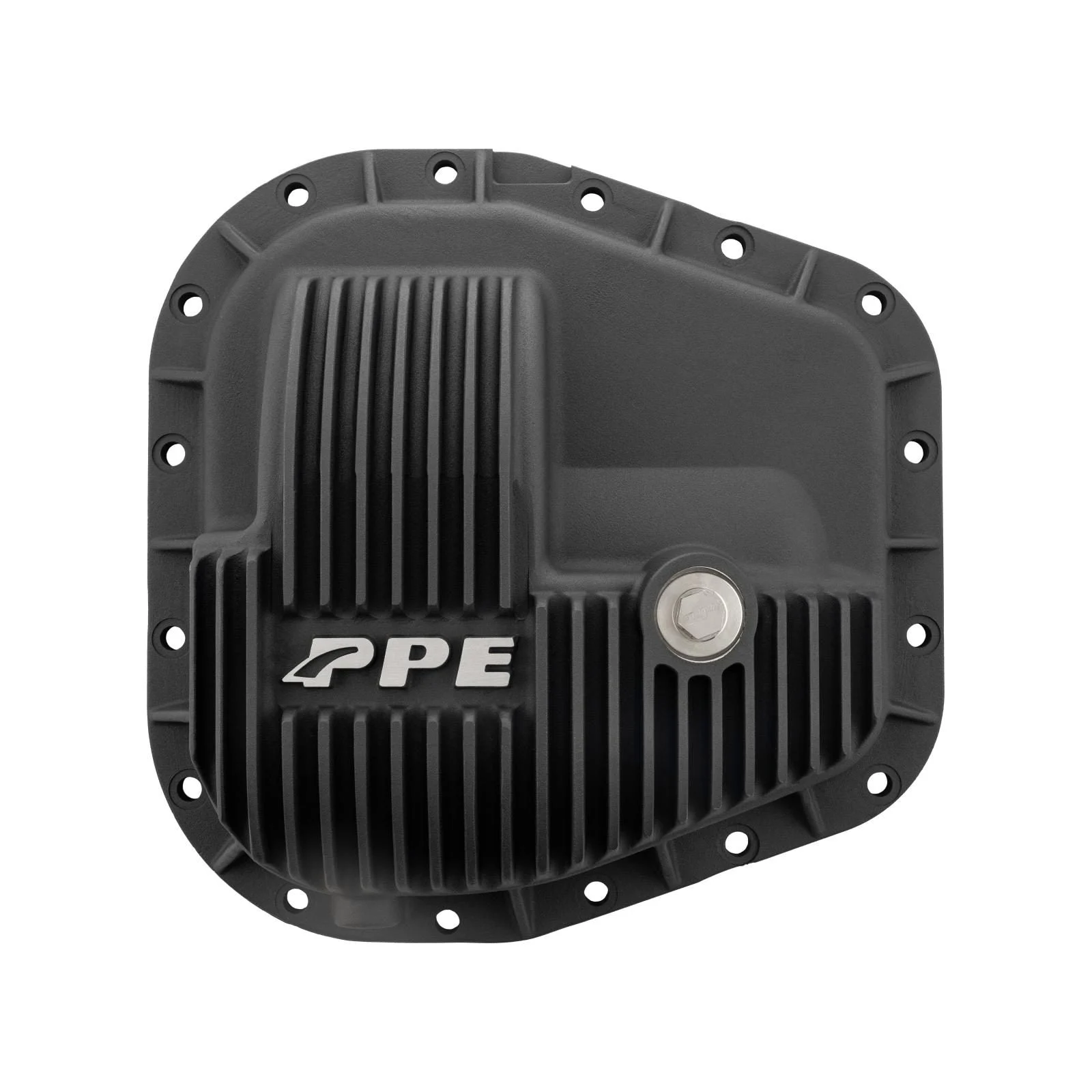PPE 338052220 - 23-25 Ford SuperDuty Sterling 11.6 Inch- 16 Bolt Heavy-Duty Cast-Aluminum Rear Differential Cover-Black