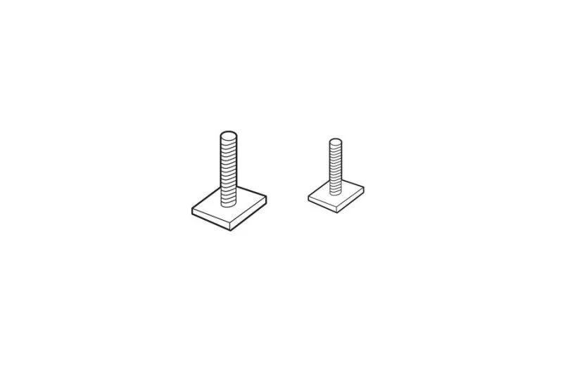 Thule XADAPT8 - Adapter Kit - Mounts 598/597 Bike Racks to Xsporter/Rapid Aero Load Bars - Black