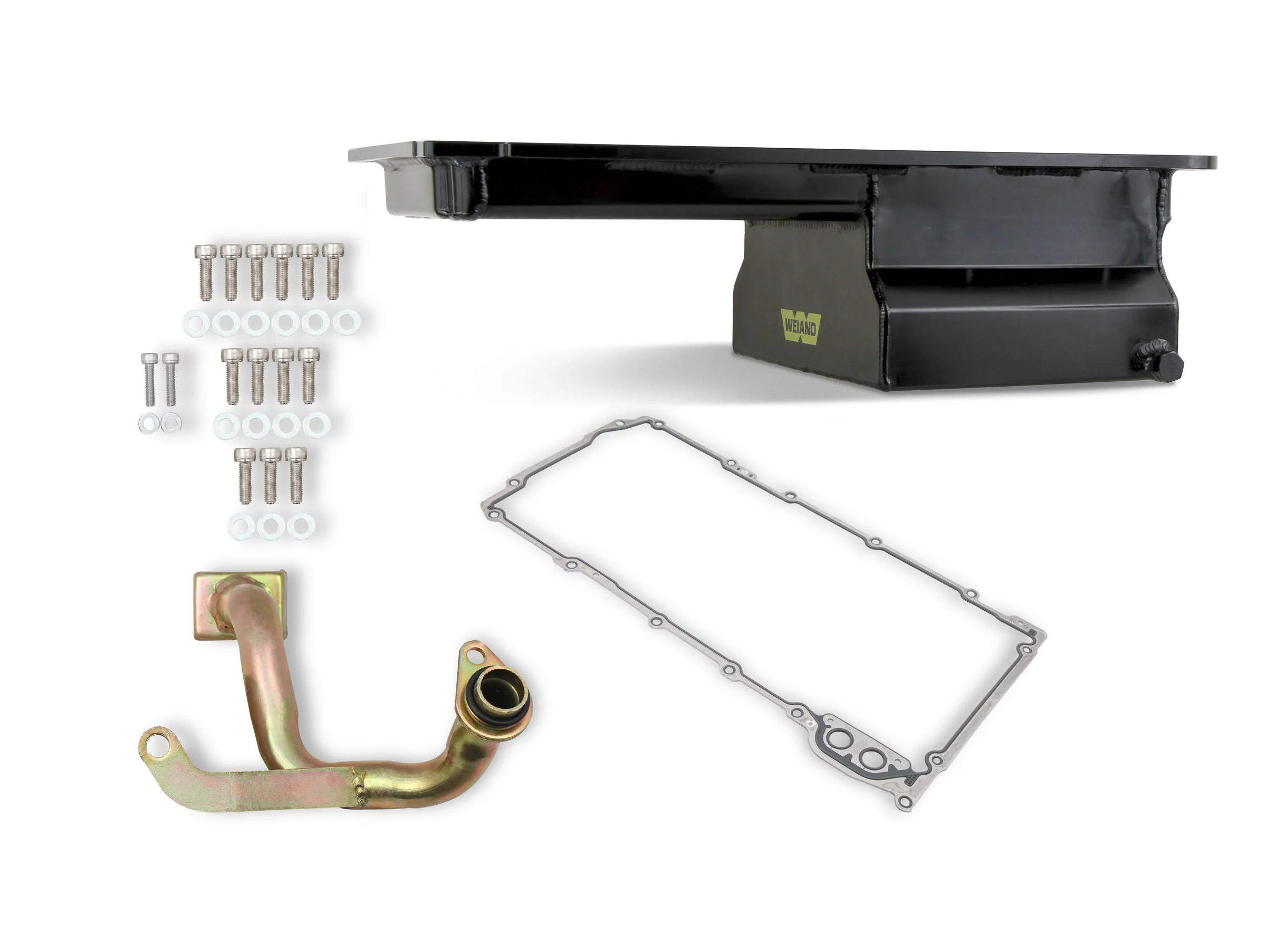 Weiand 5042WND - Oil Pan Kit - Fabricated