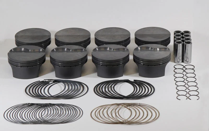 Mahle Motorsport 930226830 - Mahle MS Piston Set GM LSX 370cid 4.030x1.304CH 3.622 Stk 6.125 Rod .927 Pin -5.8cc 10.0CR Set of 8