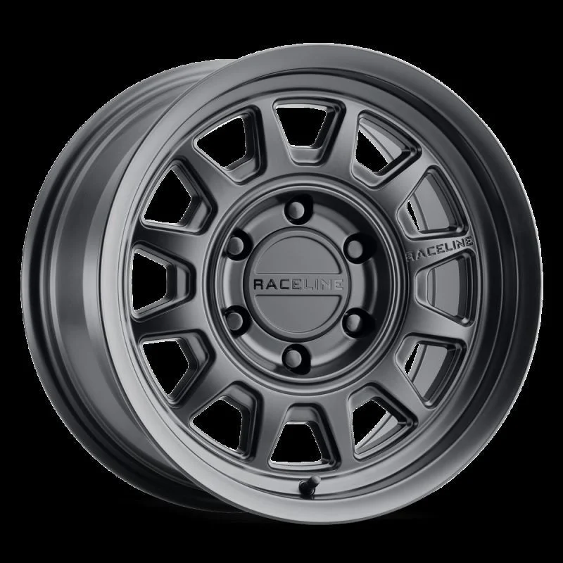 Raceline 952B-78560-00 - 952B Aero 17x8.5in / 6x139.7 BP / 0mm Offset / 106.1mm Bore - Satin Black Wheel