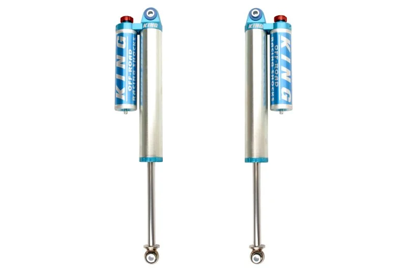 King Shocks 25001-303A - 2011+ Chevrolet Silverado 2500/3500/HD Rear 2.5 Dia Piggyback Res Shock w/Adj (Pair)