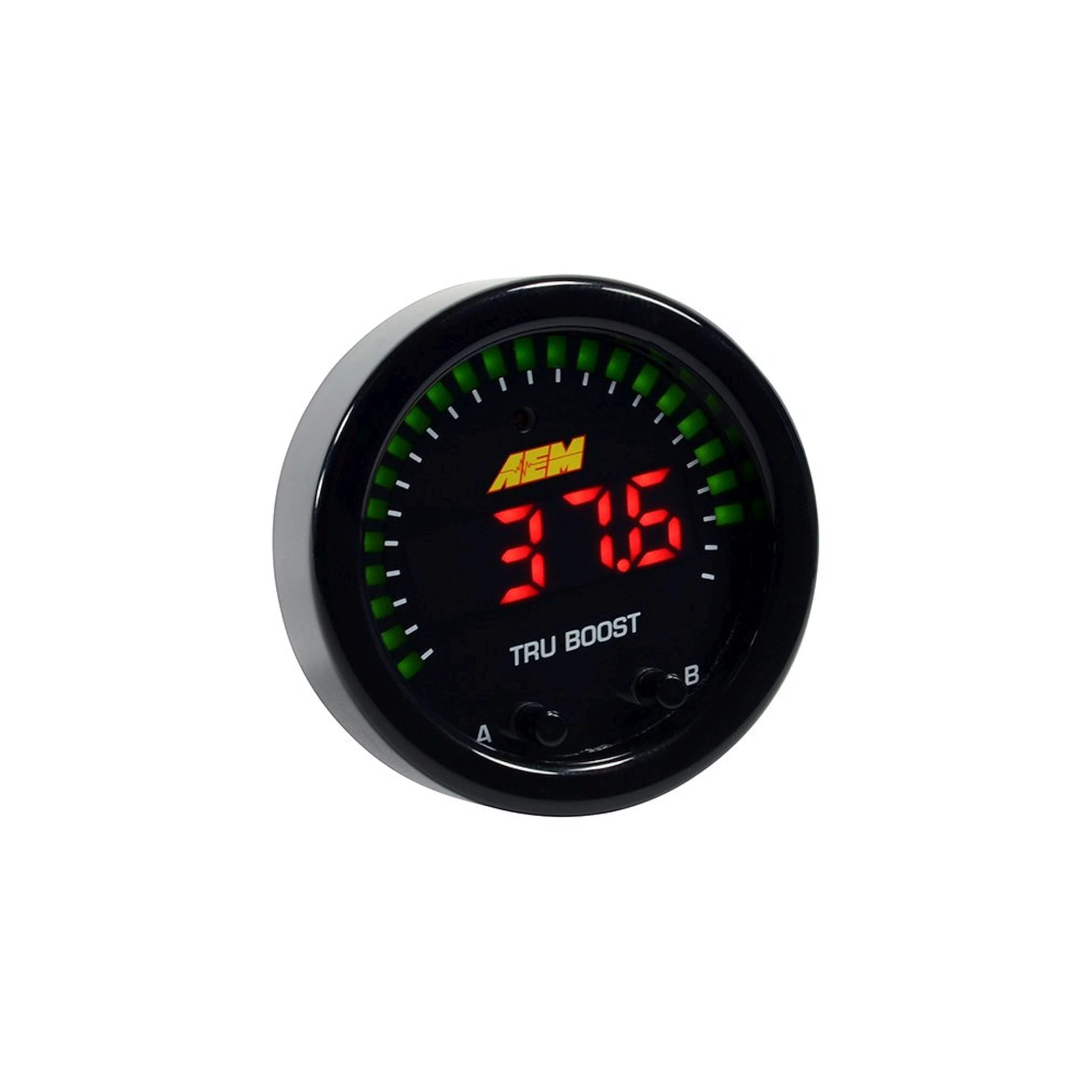 AEM 30-0352 - X-Series Tru-Boost Controller Gauge w/ Boost Control Solenoid 80PSIg Internal MAP Sensor
