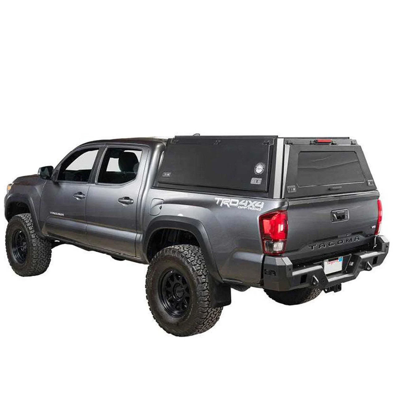 Overland Vehicle Systems 70100005 - Expedition Truck Cap W/Full Wing Doors, Front and Rear Windows and 3rd Brake Light 14-24 GM Colorado 5 Foot Bed