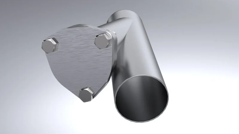 QTP 10250C - 2.5in Bolt-On QTEC 3 Bolt Cover Plate