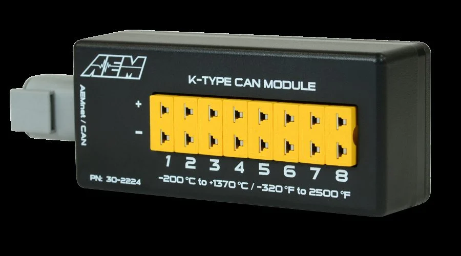 AEM 30-2224 - 8 Channel K-Type Thermocouple EGT CAN Module