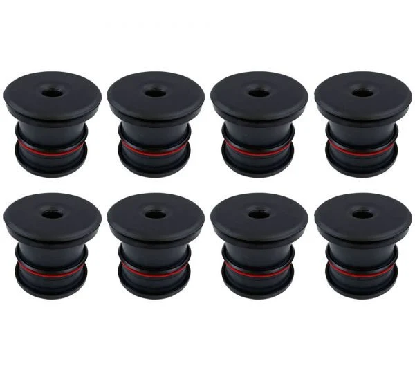 S&B 81-1003 - Silicone Body Mount Kit For 08-16 Ford F-250/F-350 Powerstroke 6.4L/6.7L Crew Cab 8 Pc