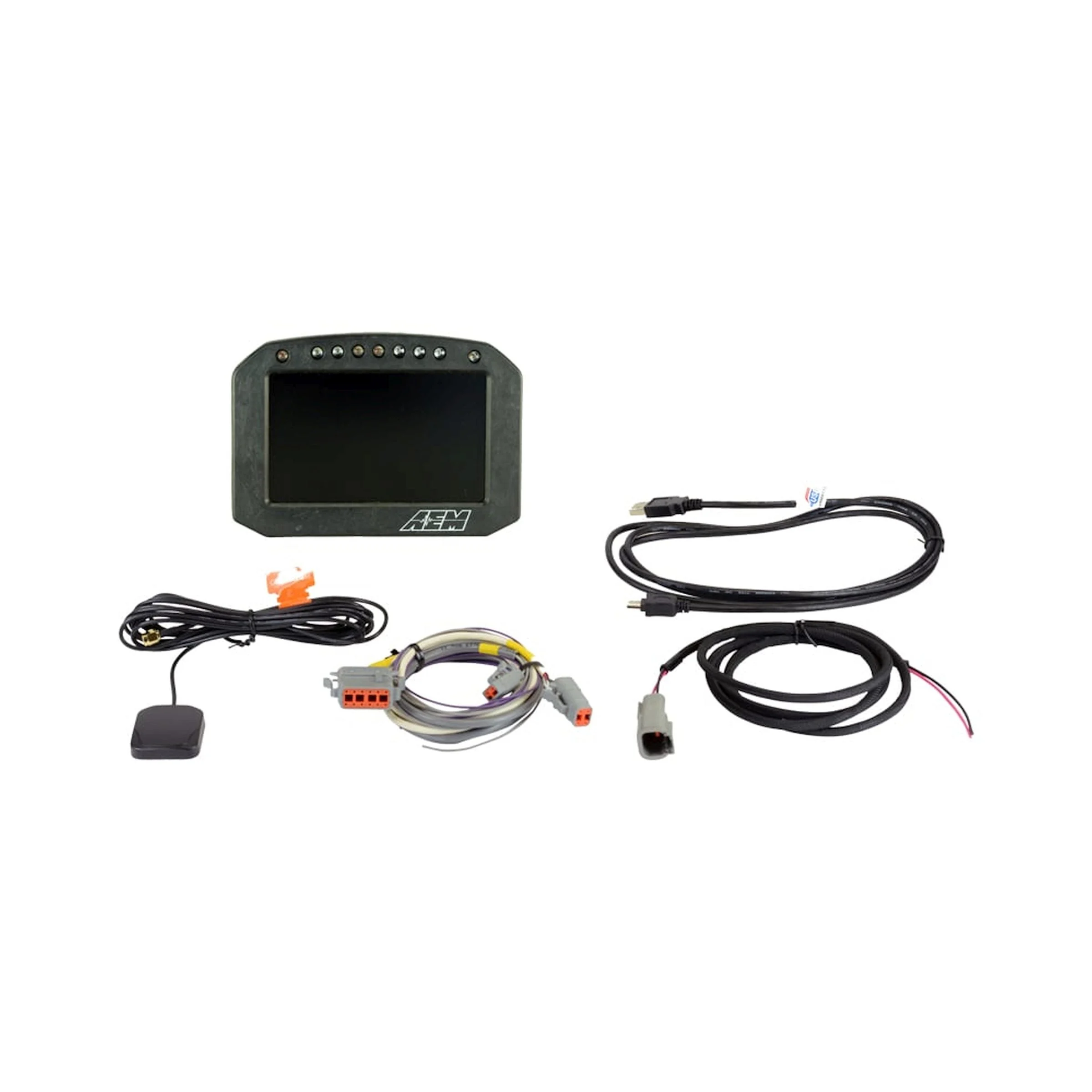 AEM 30-5602F - CD-5G Carbon Flush Digital Dash Display w/ Internal 20Hz GPS & Antenna