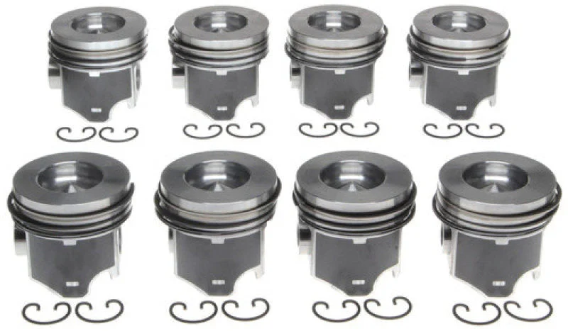 Mahle 2243666 - OE Ford 6.4L Diesel STD 2008-2010 F-250/F-350/F-450/F-550 Piston Set (Set of 8)