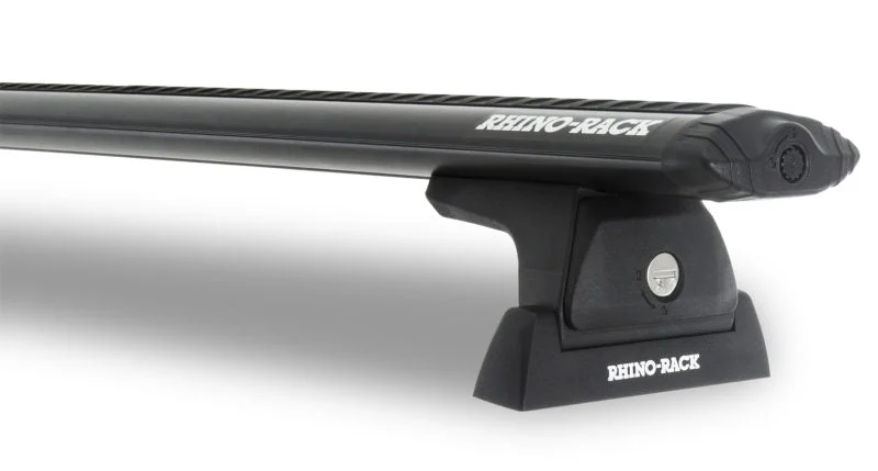 Rhino-Rack Y02-500B-NT - Vortex 65in 2 Bar Roof Rack (No Tracks) - Black
