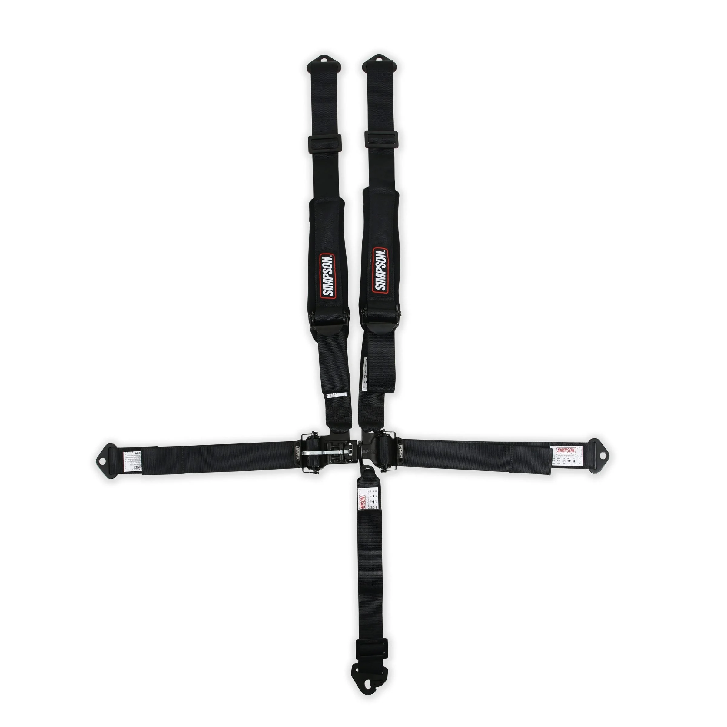 Simpson Safety D2LD5WBP - Simpson Latch & Link Off-Road Harness 2" D3 Pull down with pads