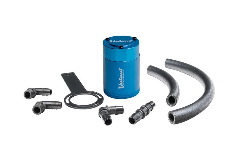 Volant VC0004 - 19-23 Dodge Ram 1500 5.7L V8 3oz Aluminum Oil Catch Can w/Mounting Bracket - Blue