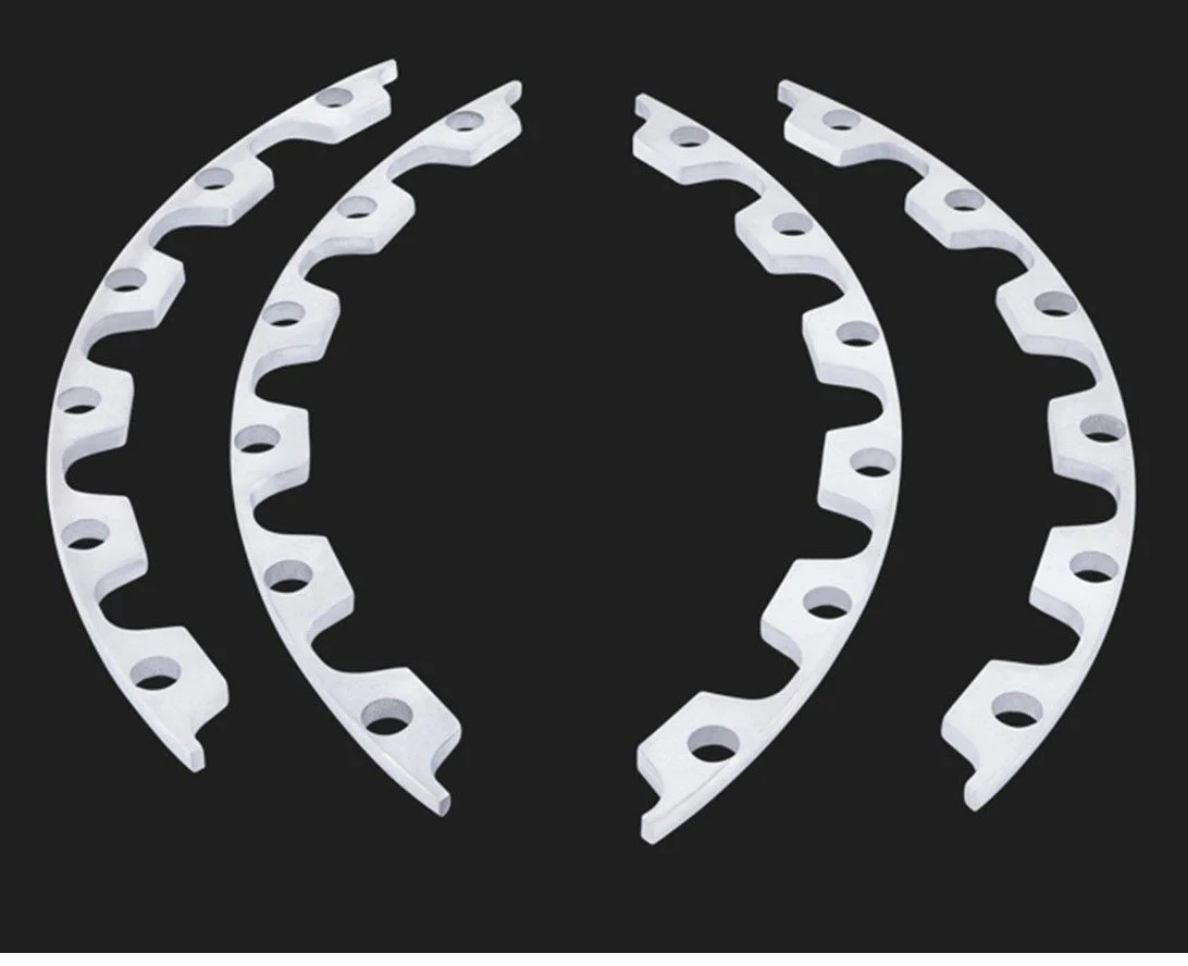 Gorilla Automotive R17C410H24QPK4 - Bead Ring Spacer Castle Style 17" wheel 3/16" Thick 410pcd 24 bolt holes 1 wheel