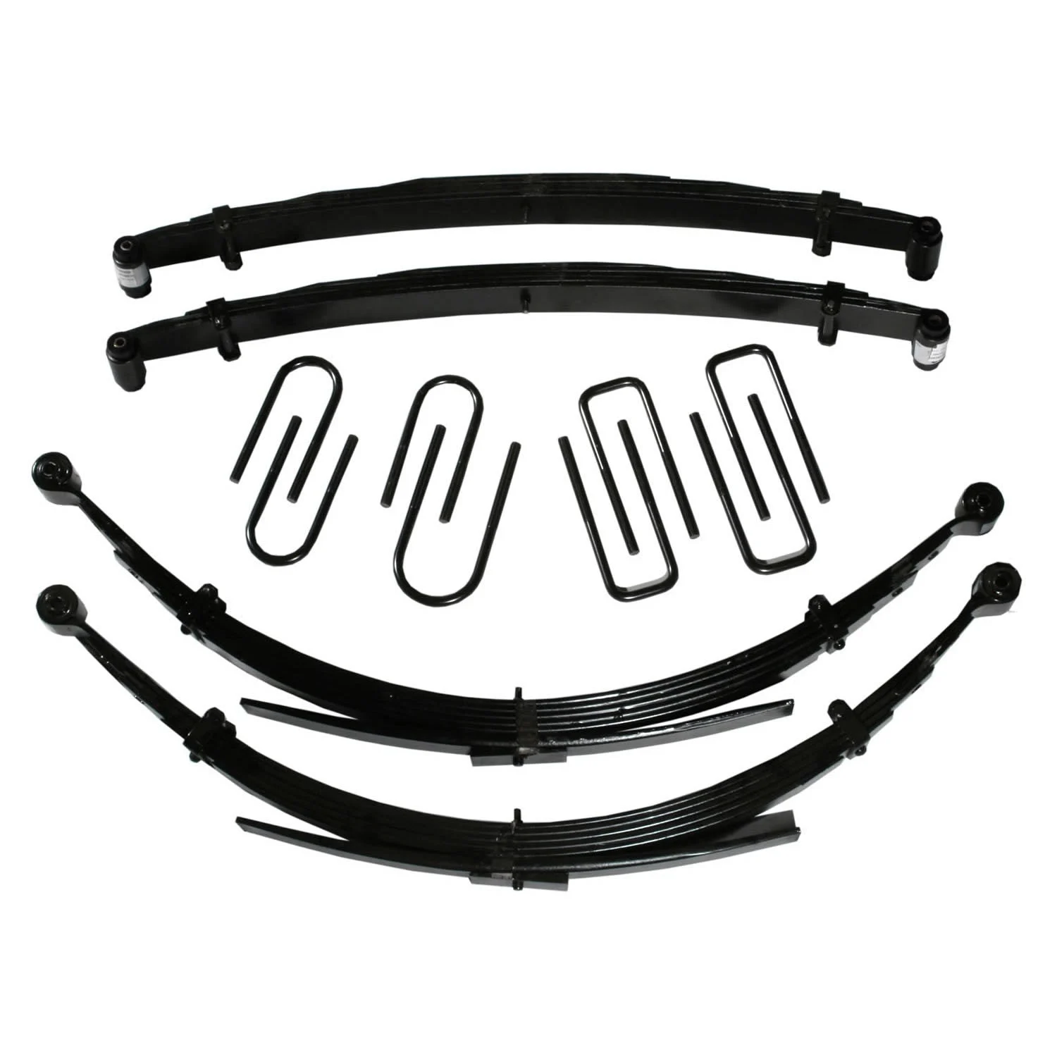 Skyjacker C260AJKS - Lift Kit 6 Inch Lift Includes Front/Rear Leaf Springs Front/Rear U Bolt Kits Bushing Kit Brake Line Brackets