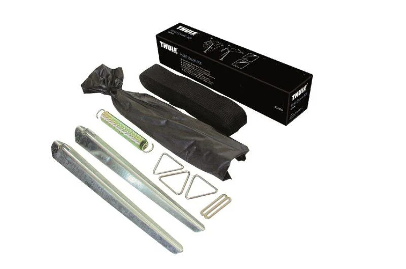 Thule 307906 - Hold Down Kit for HideAway Awnings (w/Storage Bag) - Black/Silver