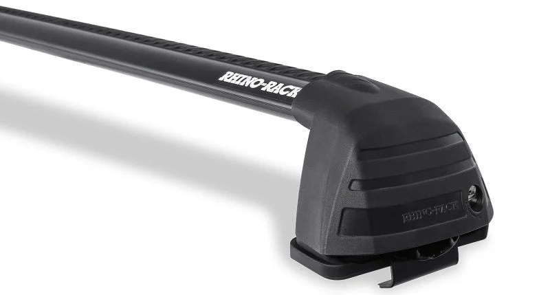 Rhino-Rack RV0237B - 08-14 Dodge Avenger 4 Door Sedan Vortex ROC25 Flush 2 Bar Roof Rack - Black