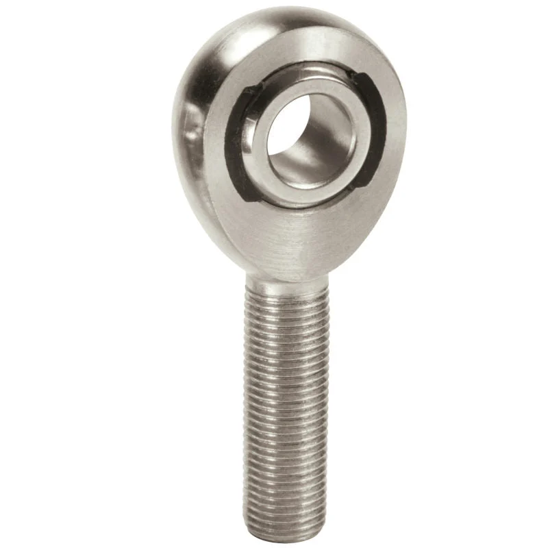 QA1 EXML10-12 - EX Series Endura Rod End - Male/Left Hand - .625in Bore x 3/4-16 - Carbon Steel