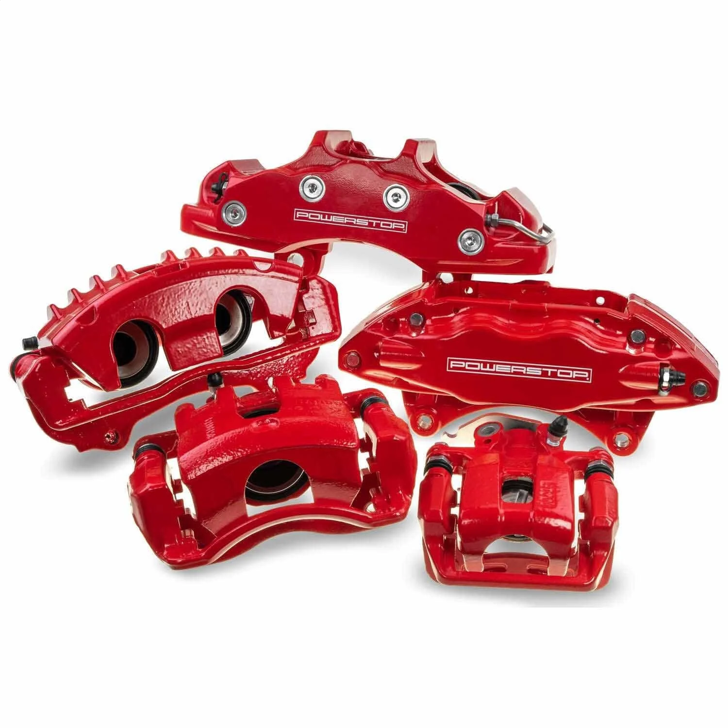 PowerStop S15044 - Power Stop 06-13 Chevrolet Corvette Rear Red Calipers - Pair