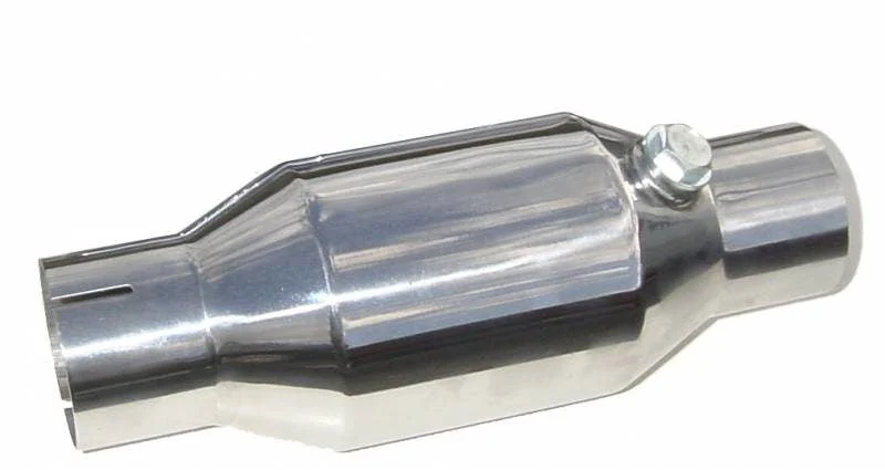 Pypes CVM13M - High Flow Mini Catalytic Converter 3 in Metallic Substrate Polished 304 Stainless Steel  Exhaust