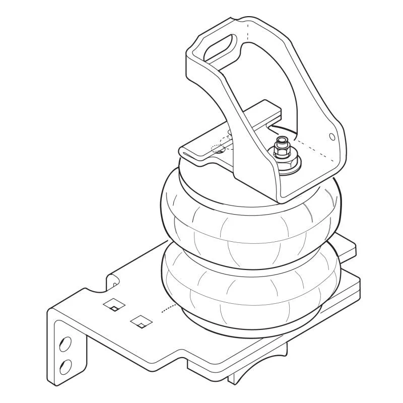 Firestone 2398 - Ride-Rite Air Helper Spring Kit Rear 05-07 Ford F250/F350 2WD (W21760)