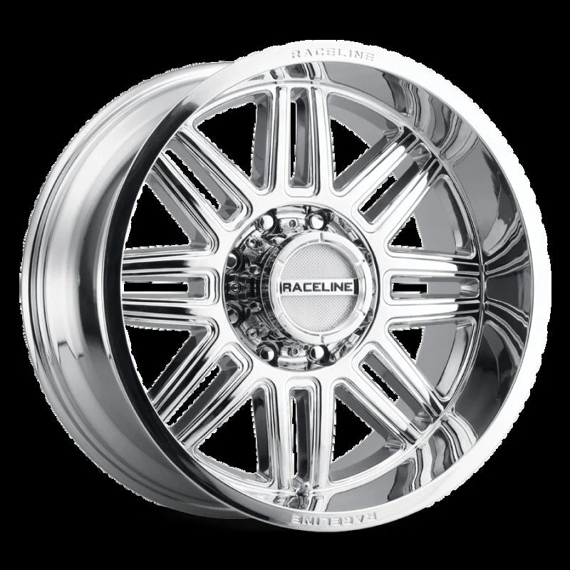 Raceline 948C-78565-00 - Aluminum Wheels 17x8.5 Split 948C Chrome 0 Offset 6 on 135 Bolt Pattern 87.1 Bore