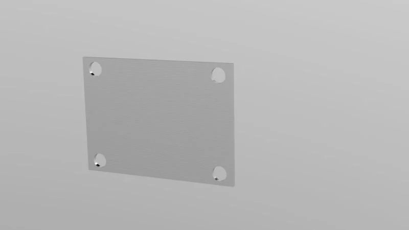 QTP 10338C - Bolt-On QTEC Low Profile Cover Plate