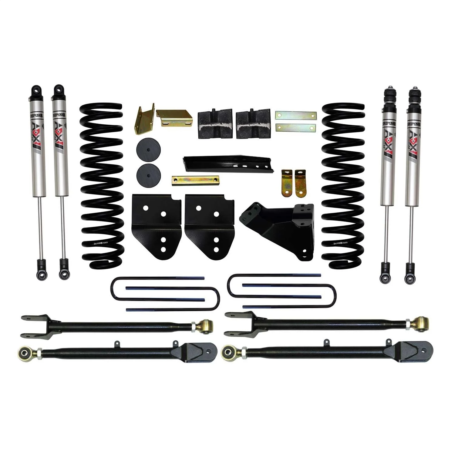 Skyjacker F114024K-XM - 4 In. Suspension Lift Kit With ADX M2.0 Aluminum Monotube Shocks