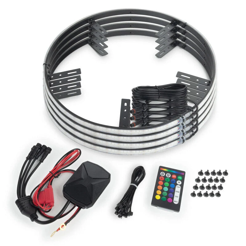 ORACLE Lighting 4238-BC2 - Lighting LED Illuminated Wheel Rings 16.5in PLASMA ColorSHIFT w/BC2 Bluetooth Controller