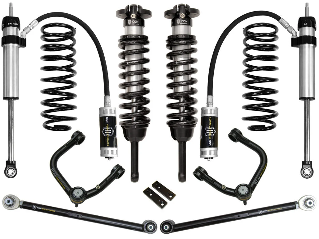 Icon K53064T - 2010+ Toyota FJ/4Runner 0-3.5in Stage 4 Suspension System w/Tubular Uca