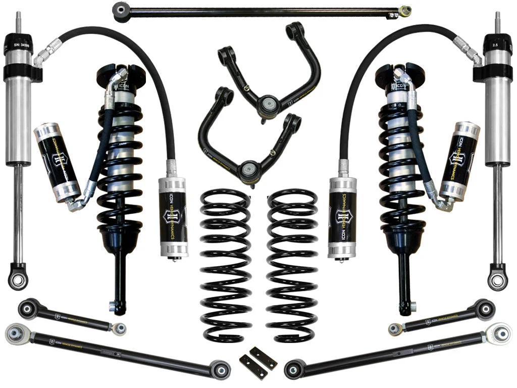 Icon K53066T - 2010+ Toyota FJ/4Runner 0-3.5in Stage 6 Suspension System w/Tubular Uca