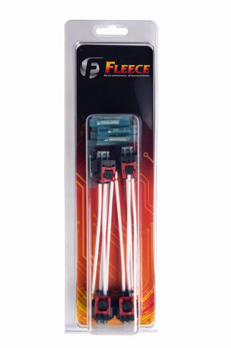 Fleece Performance FPE-HAR-L5P-INJ-PT-4P - Replacement Fuel Injector Connector With Pigtail for L5P Duramax - 4 pack