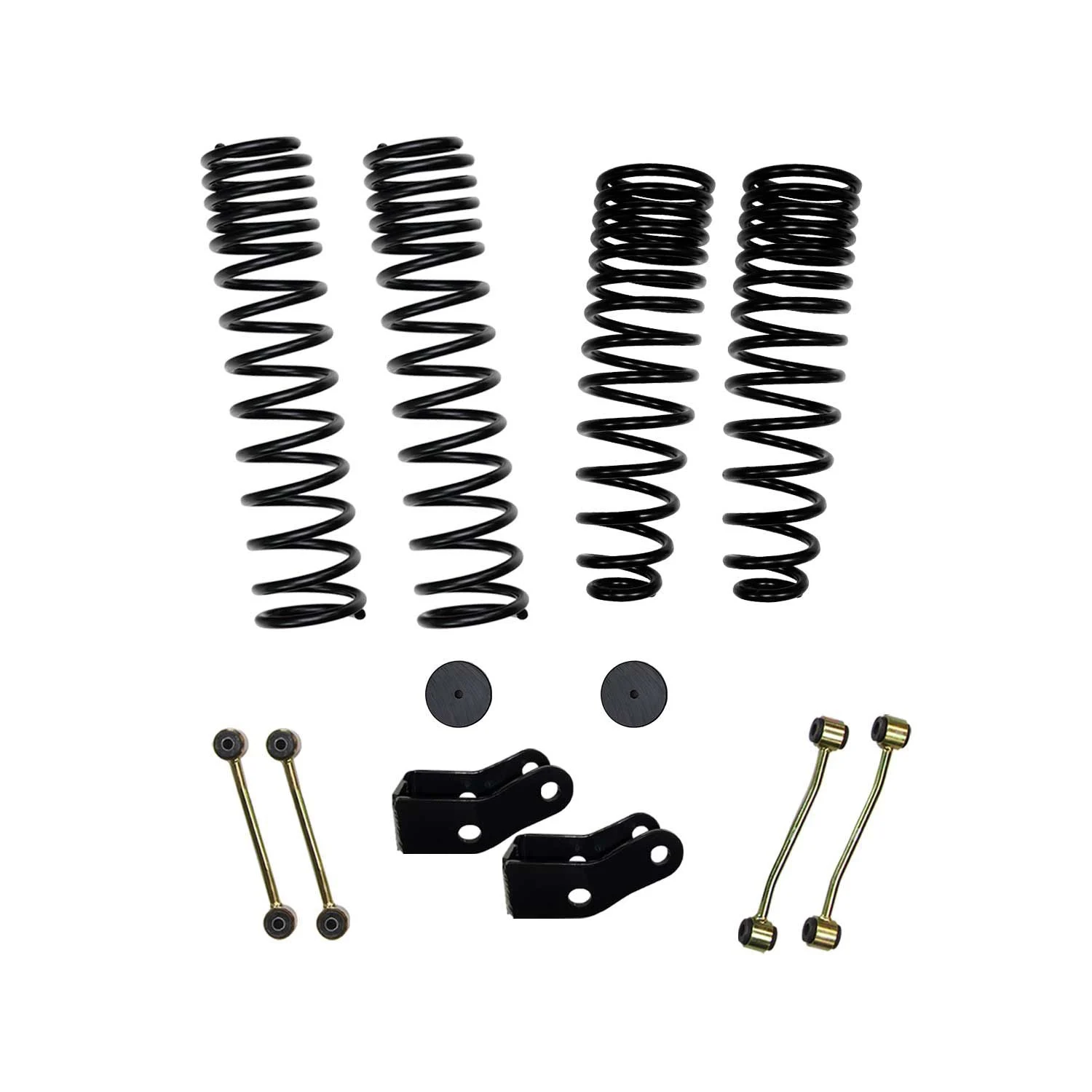 Skyjacker G251PELT - 2.5 Inch Dual Rate Long Travel Coil Spring Lift Kit with Shock Extensions 2020-2022 Jeep Gladiator JT Non-Rubicon