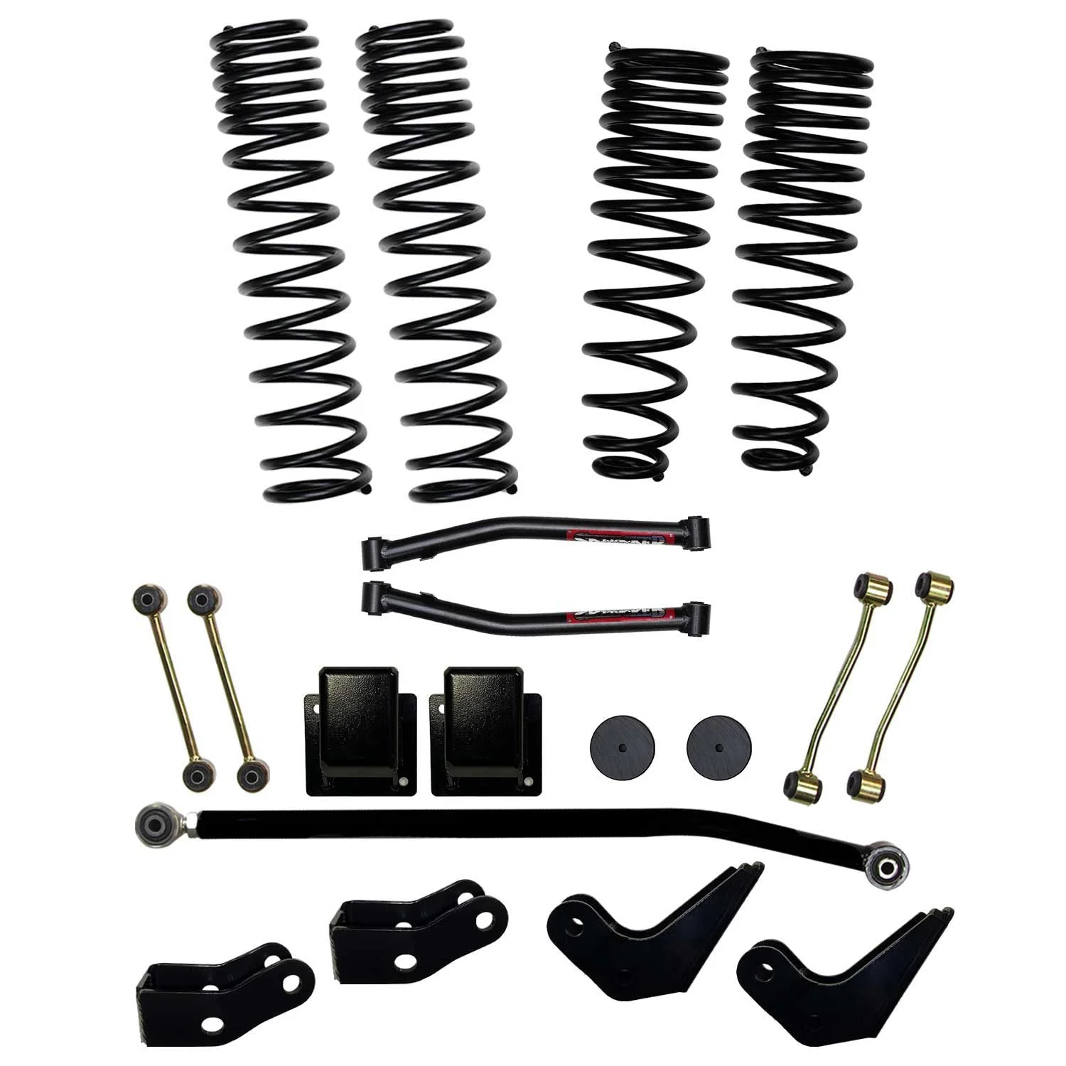 Skyjacker G351RPELT - 3.5 Inch Dual Rate Long Travel Coil Spring Lift Kit with Shock Extensions 2020-2022 Jeep Gladiator JT Rubicon