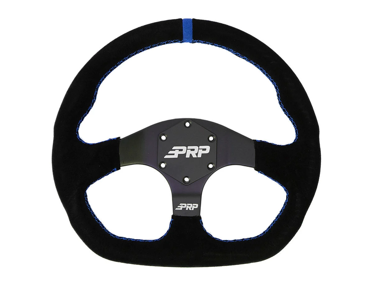 PRP Seats G251 - Comp-R Suede Steering Wheel 13 Inch Diameter Blue
