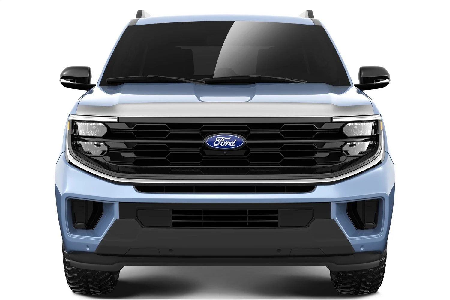 Husky Liners 2892231 - Aeroskin Hood Protector Chrome 2025 Ford Expedition