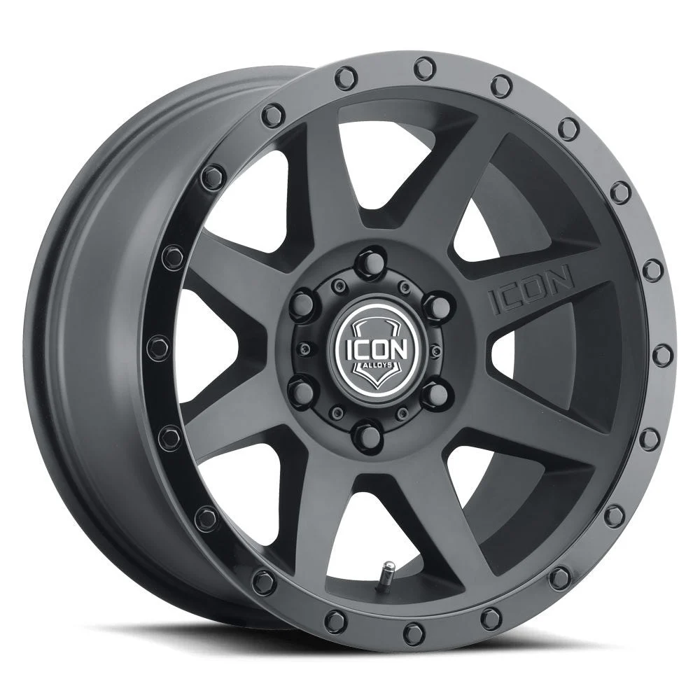 Icon 1818908350DB - Rebound 18x9 6x5.5 0mm Offset 5in BS 106.1mm Bore Double Black Wheel