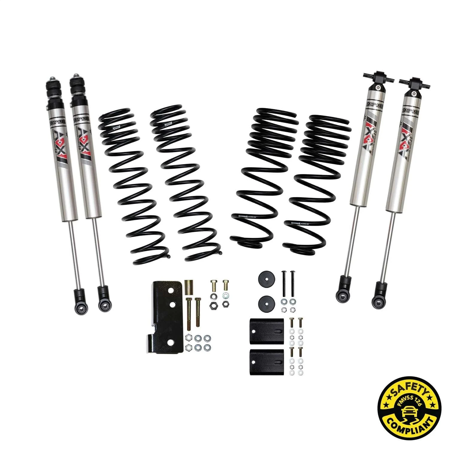Skyjacker JK20BKXMLT - 2 In. Suspension Lift Kit With ADX M2.0 Aluminum Monotube Shocks