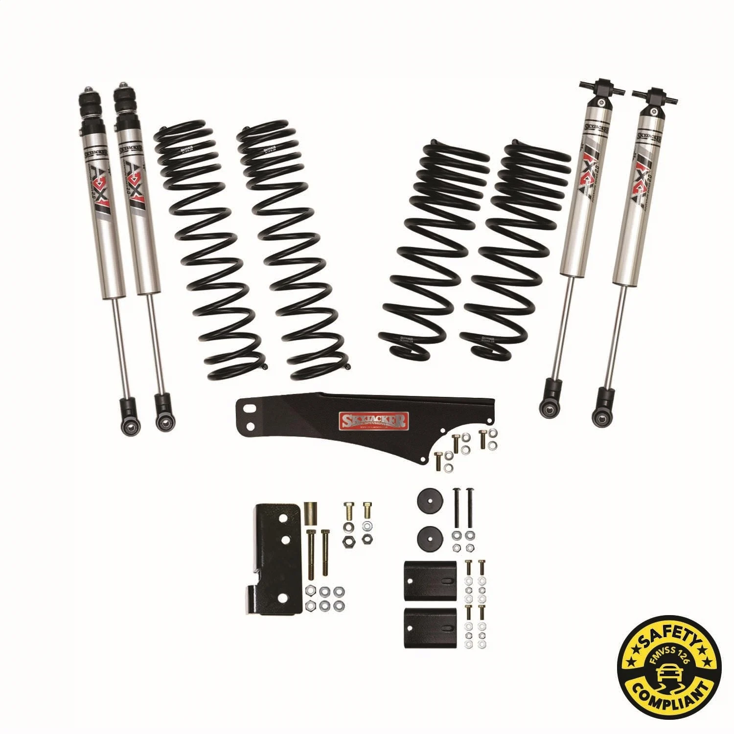 Skyjacker JK25BKXMLT - 2.5 In. Suspension Lift Kit With ADX M2.0 Aluminum Monotube Shocks
