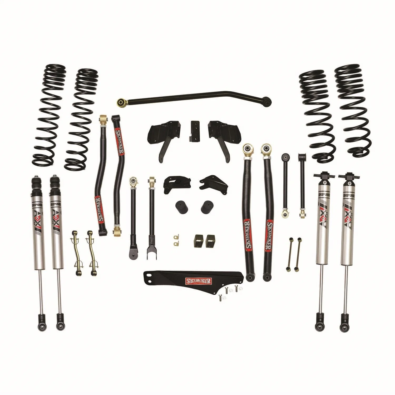 Skyjacker JK50LKLTSX-XM - 5 In. Long Arm Suspension Lift Kit With ADX M2.0 Aluminum Monotube Shocks