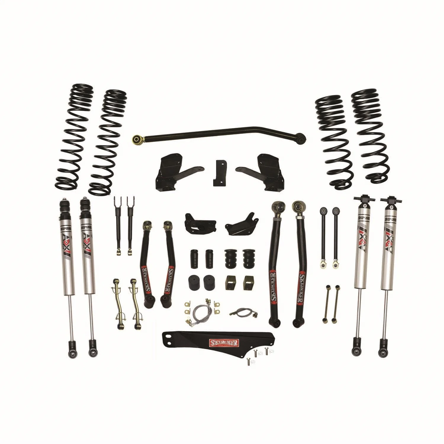 Skyjacker JK60LKLTSX-XM - 6 In. Long Arm Suspension Lift Kit With ADX M2.0 Aluminum Monotube Shocks