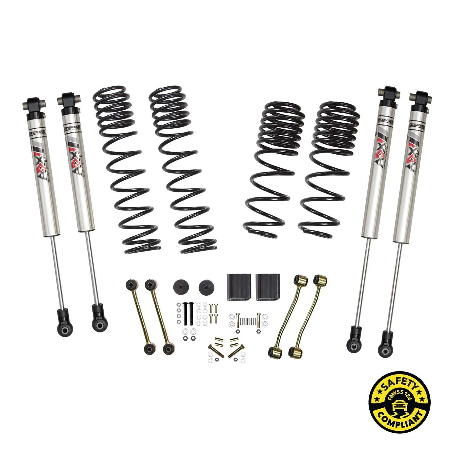 Skyjacker JL20RBKXMLT - 2 In. Suspension Lift Kit With ADX M2.0 Aluminum Monotube Shocks