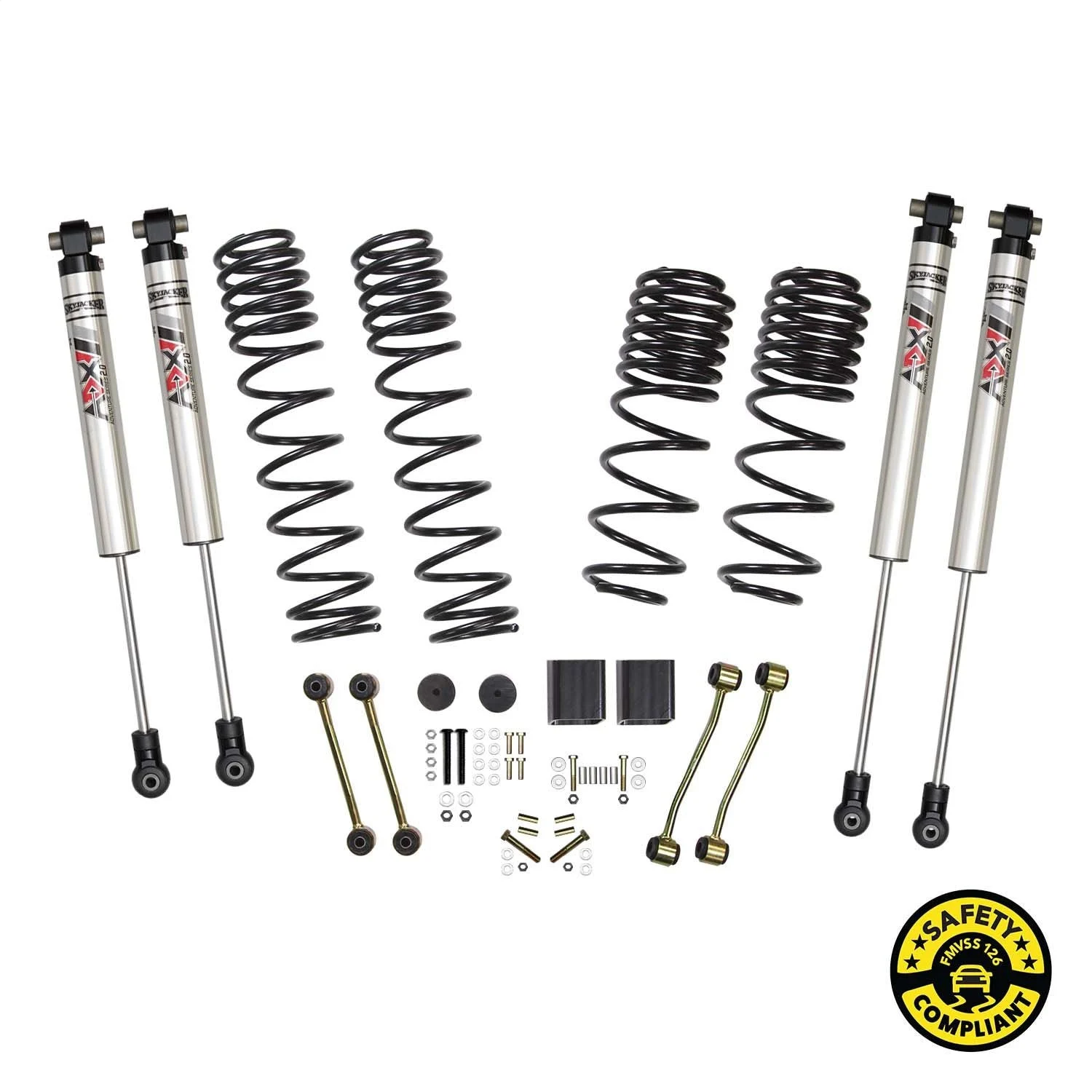 Skyjacker JL25BKXMLT - 2 In. Suspension Lift Kit With ADX M2.0 Aluminum Monotube Shocks