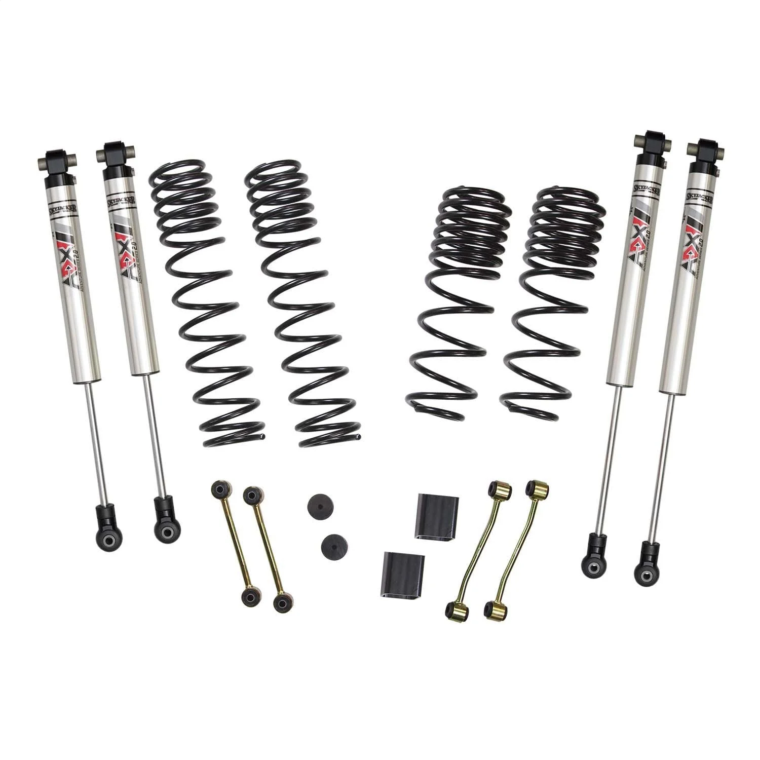 Skyjacker JL25EBKXMLT - 2.5 In. Suspension Lift Kit With ADX M2.0 Aluminum Monotube Shocks