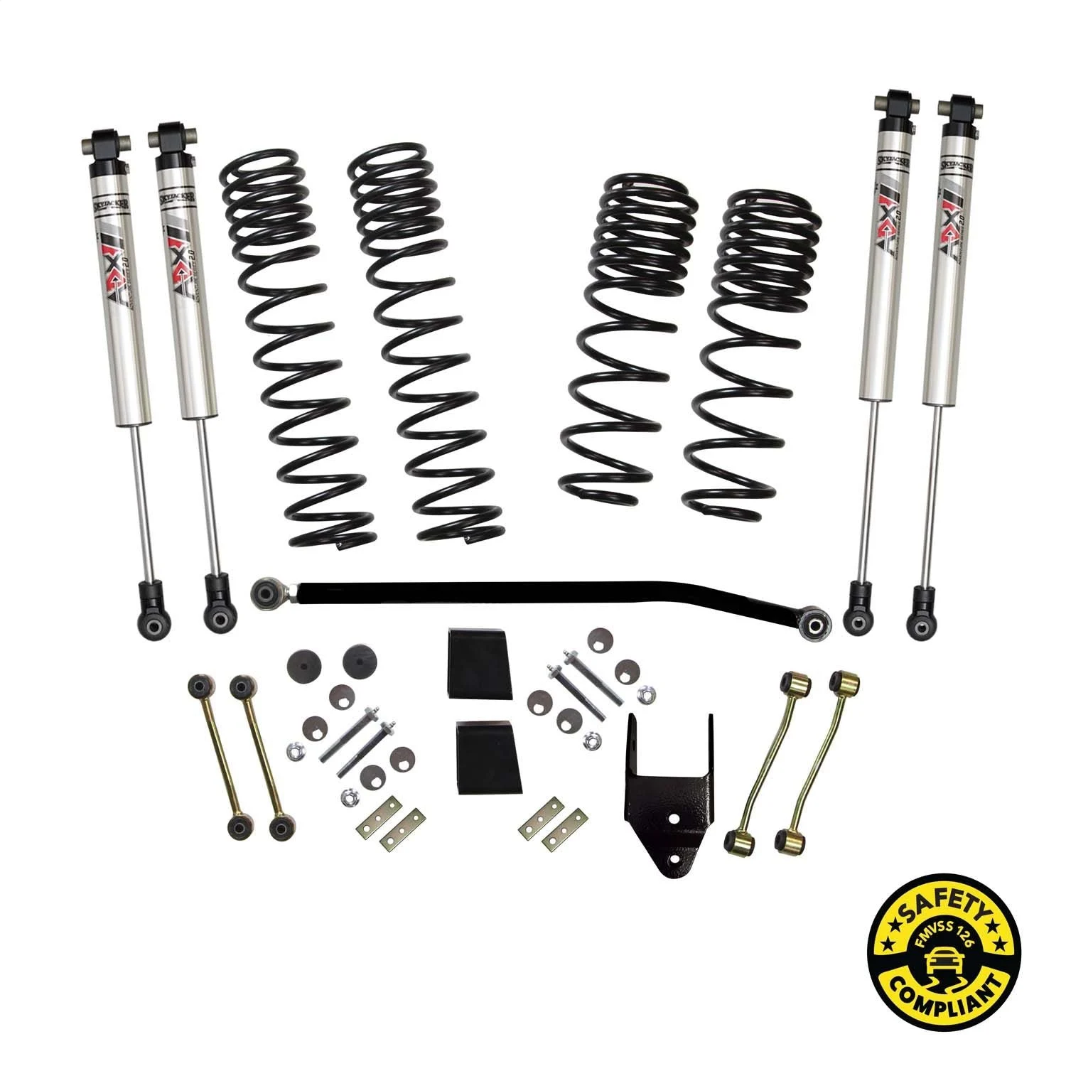 Skyjacker JL35RBKXMLT - 3.5 In. Suspension Lift Kit With ADX M2.0 Aluminum Monotube Shocks