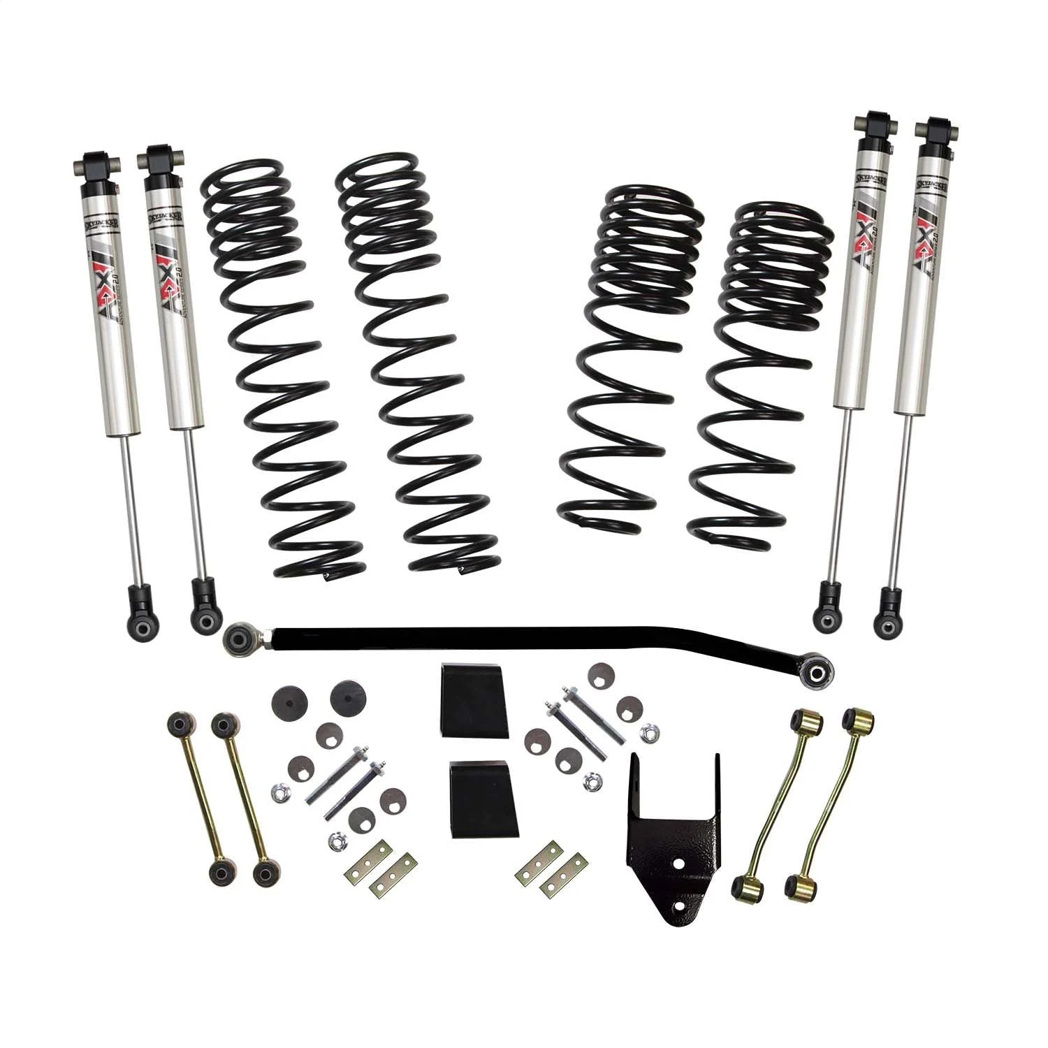 Skyjacker JL40BKXMLTD - 4 In. Suspension Lift Kit With ADX M2.0 Aluminum Monotube Shocks